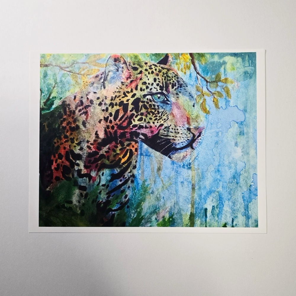 💜 Prints - Charity Collection: ‘Washing Away’ Piece 1 - Amur Leopard 💜